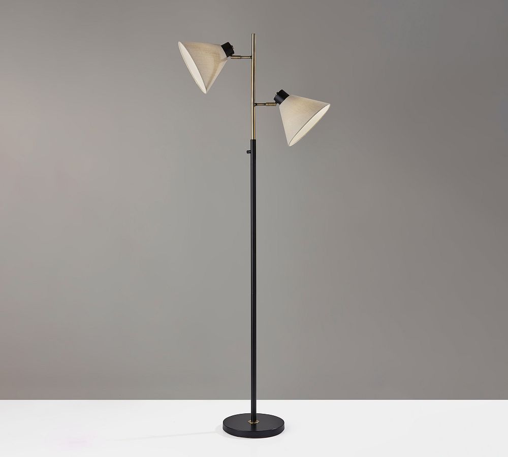 Madden Metal 2-Light Floor Lamp