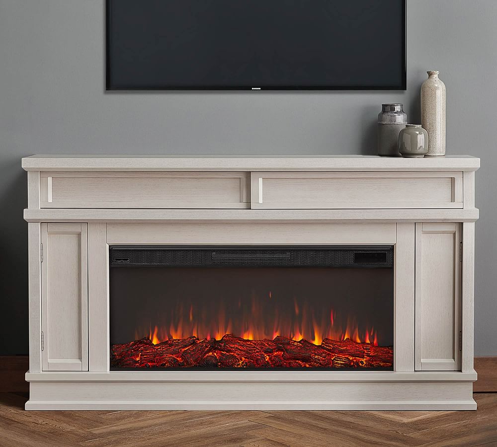 Real Flame® Torrey Landscape Electric Fireplace Pottery Barn