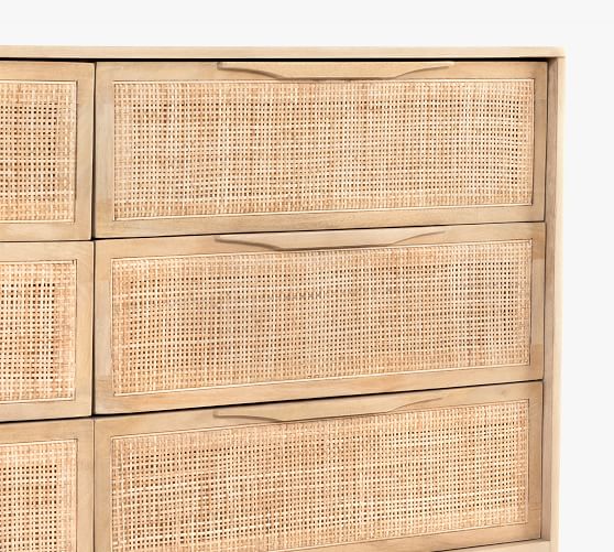 Dolores 6Drawer Cane Dresser Pottery Barn