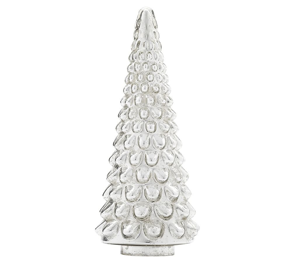 Mercury Glass Tree Cloches | Pottery Barn