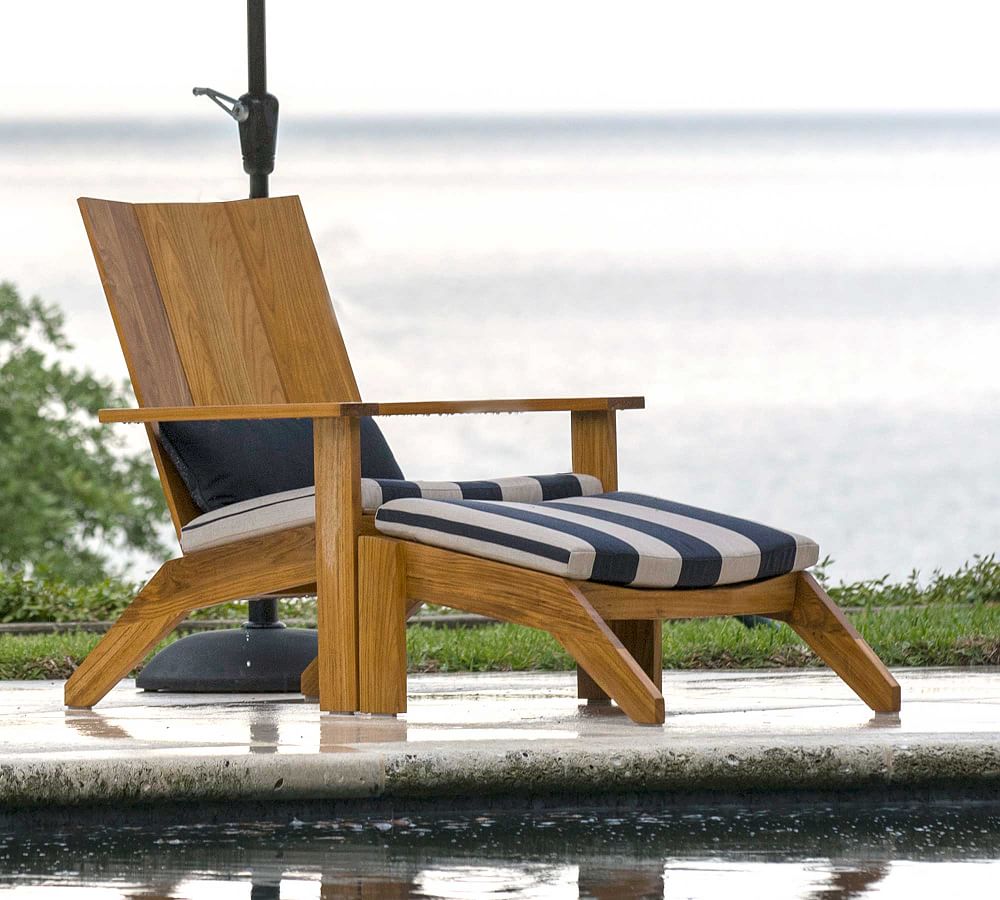 Persephone Teak Adirondack Outdoor Lounge Chair 1 L 