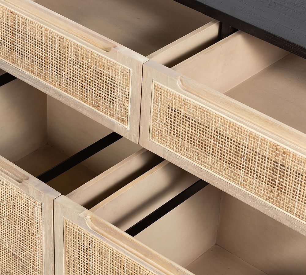 Dolores Cane Storage Pottery Barn