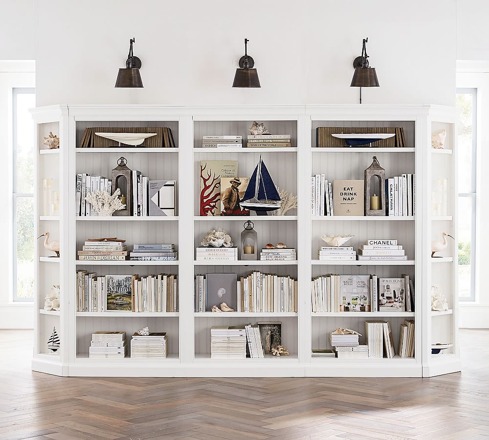 Aubrey End Cap Corner Bookcase Pottery Barn