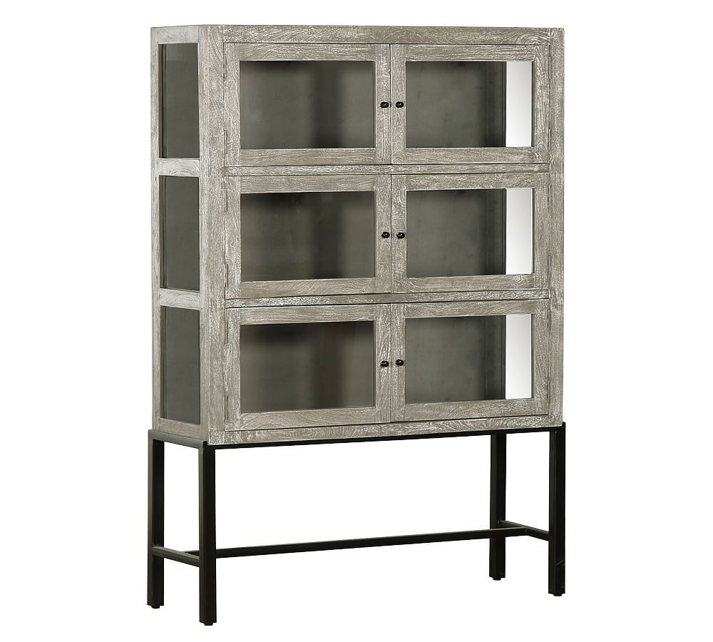 Villae Glass Display Cabinet | Pottery Barn