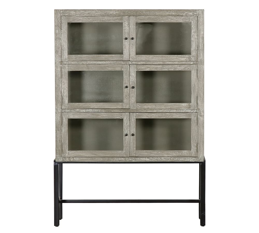 Villae Glass Display Cabinet | Pottery Barn