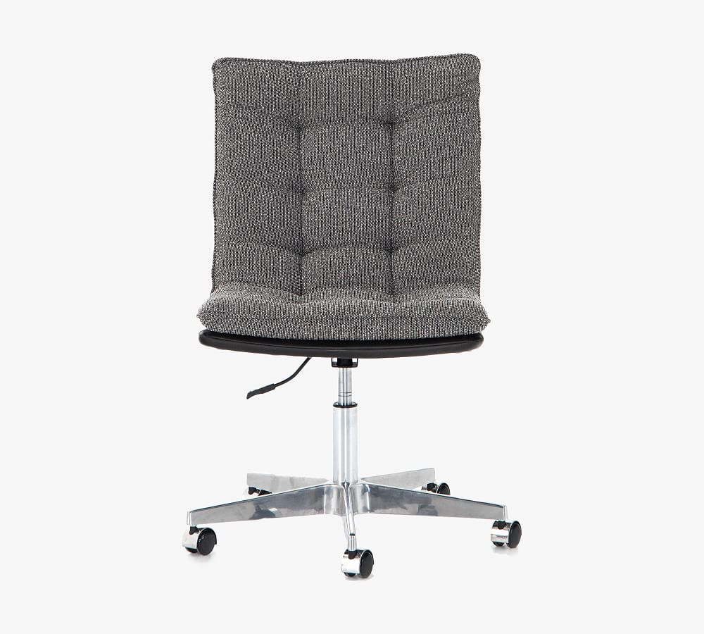 Elm Tufted Upholstered Swivel Desk Chair