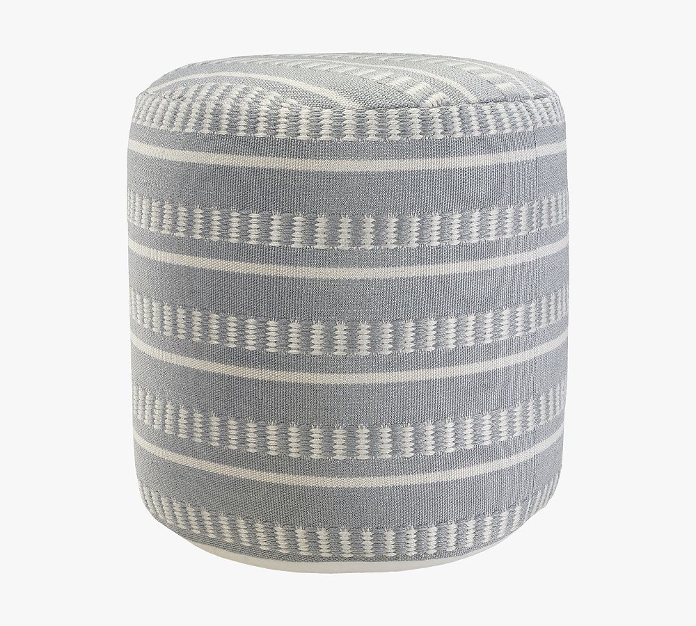 Canaan Recycled Yarn Outdoor Pouf