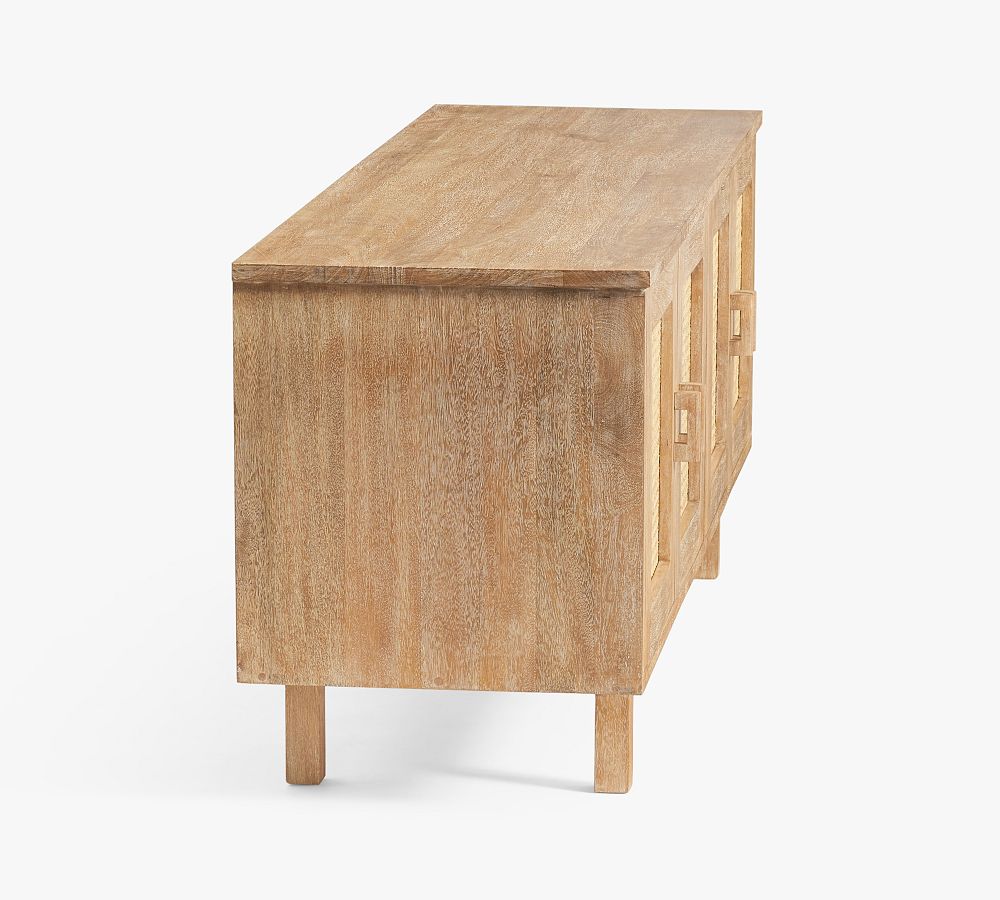 Pottery Barn Tiburon Cane Media Console The Summit