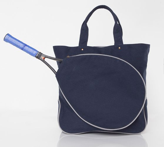 TwoTone Canvas Tennis Tote Pottery Barn