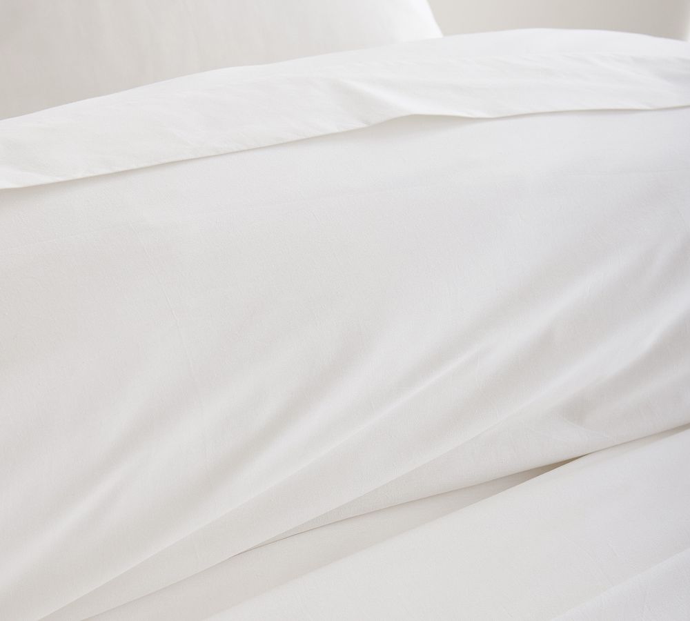 Everyday Percale Duvet Cover | Pottery Barn
