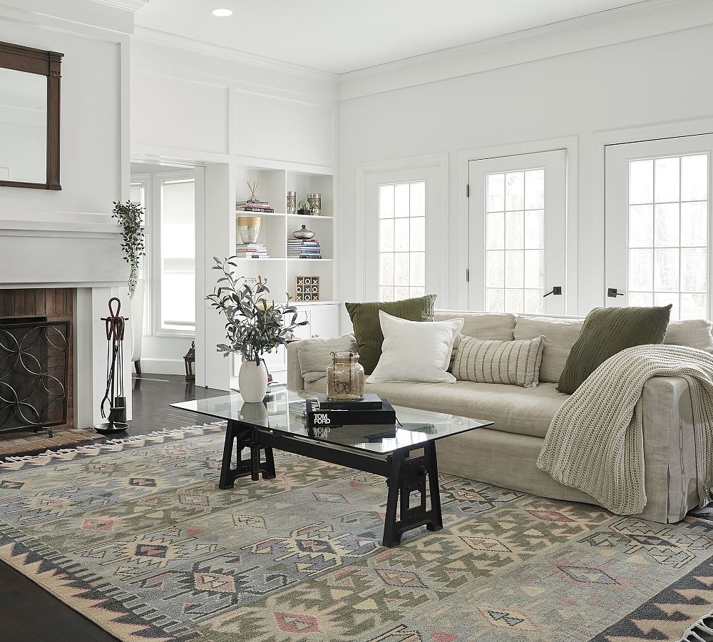 Odessa HandKnotted Wool Rug Pottery Barn