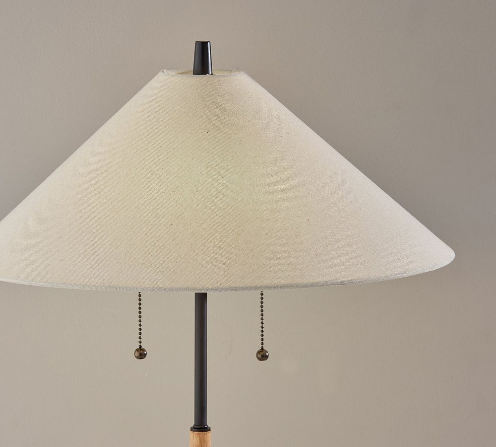 Patton Wood & Metal Table Lamp Pottery Barn