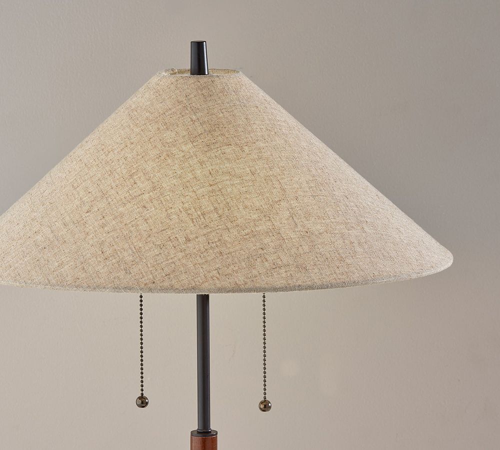 Patton Wood & Metal Table Lamp Pottery Barn