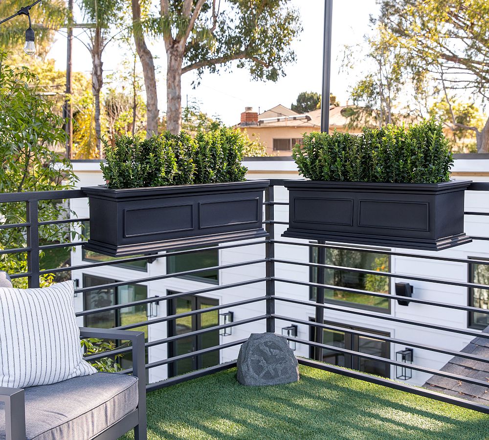 Veda Window Box Planters With Brackets Pottery Barn