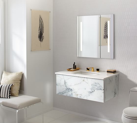 Robern AiO Dual Door Medicine Pottery Barn