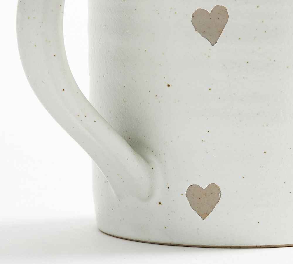 Farmstead Hearts Stoneware Mugs Pottery Barn