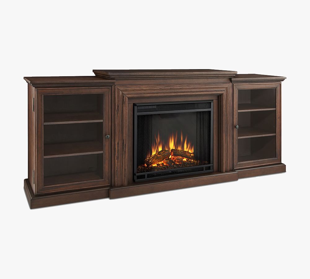 Pottery Barn Real Flame® Frederick Electric Fireplace Media Cabinet ...