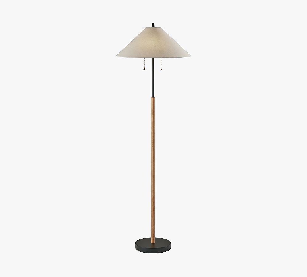 Patton Wood & Metal Floor Lamp