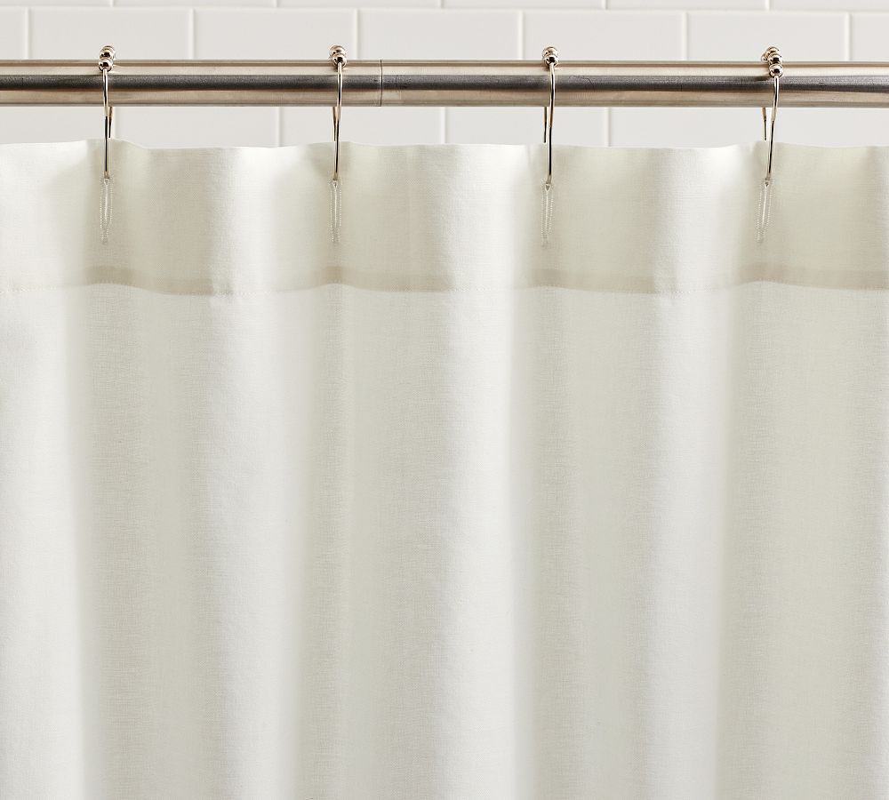 Modern Farmhouse Striped Shower Curtain