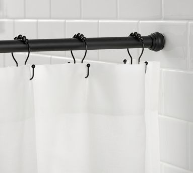 Double Hook Shower Curtain Rings - Set of 12 | Pottery Barn