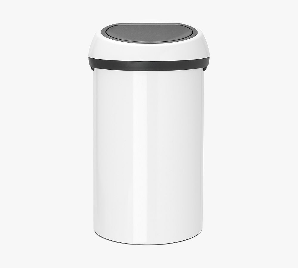 Brabantia Touch Top Trash Can New, 10.6 Gal. (40 l), Plastic