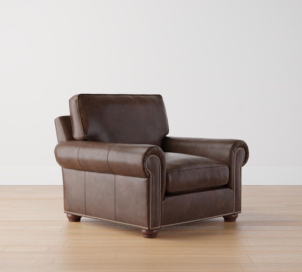 Webster Leather Armchair | Pottery Barn