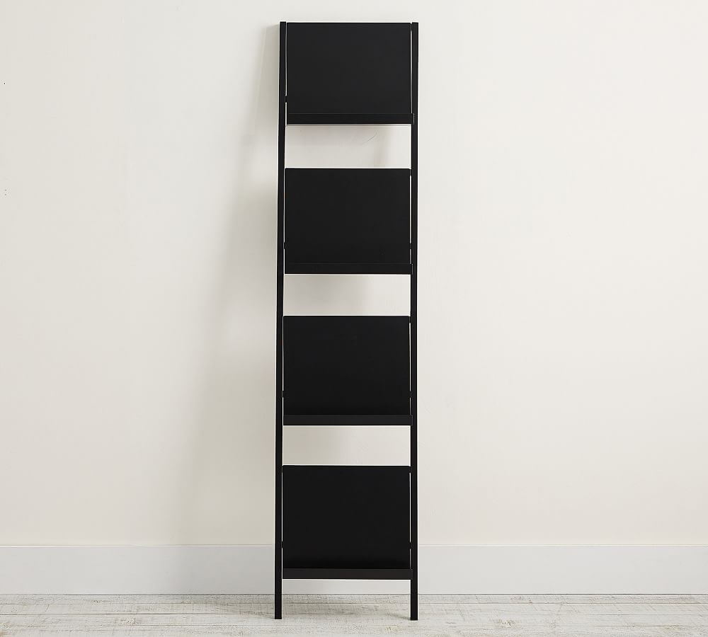 Pottery barn online black bookshelf