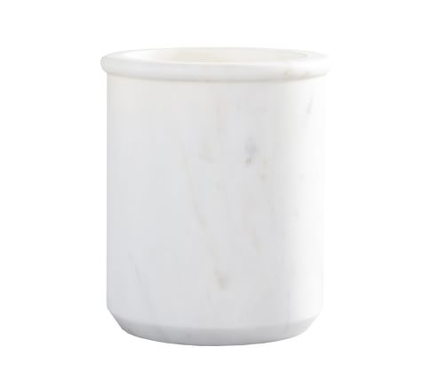 White Marble Crock