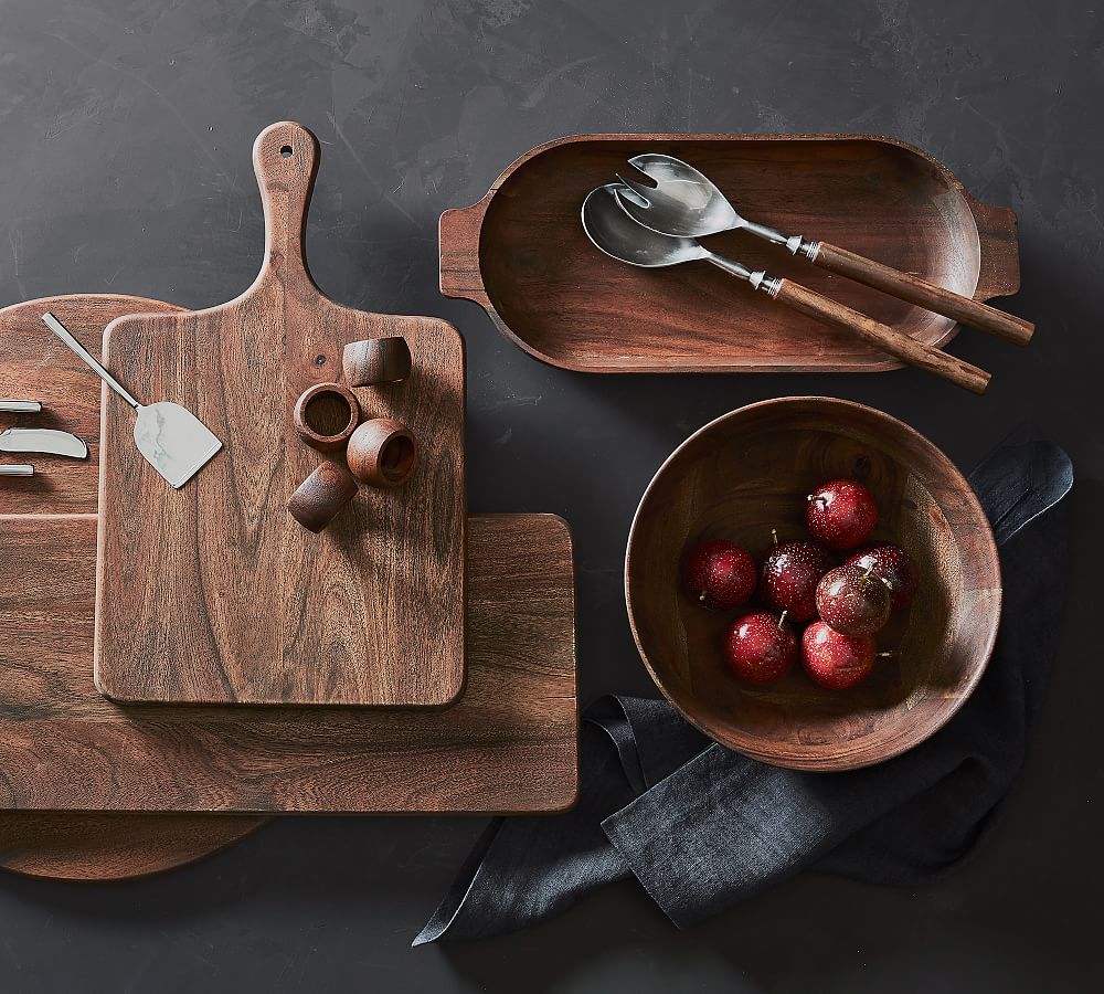 Handcrafted Acacia Wood Slab Cheese & Charcuterie Boards