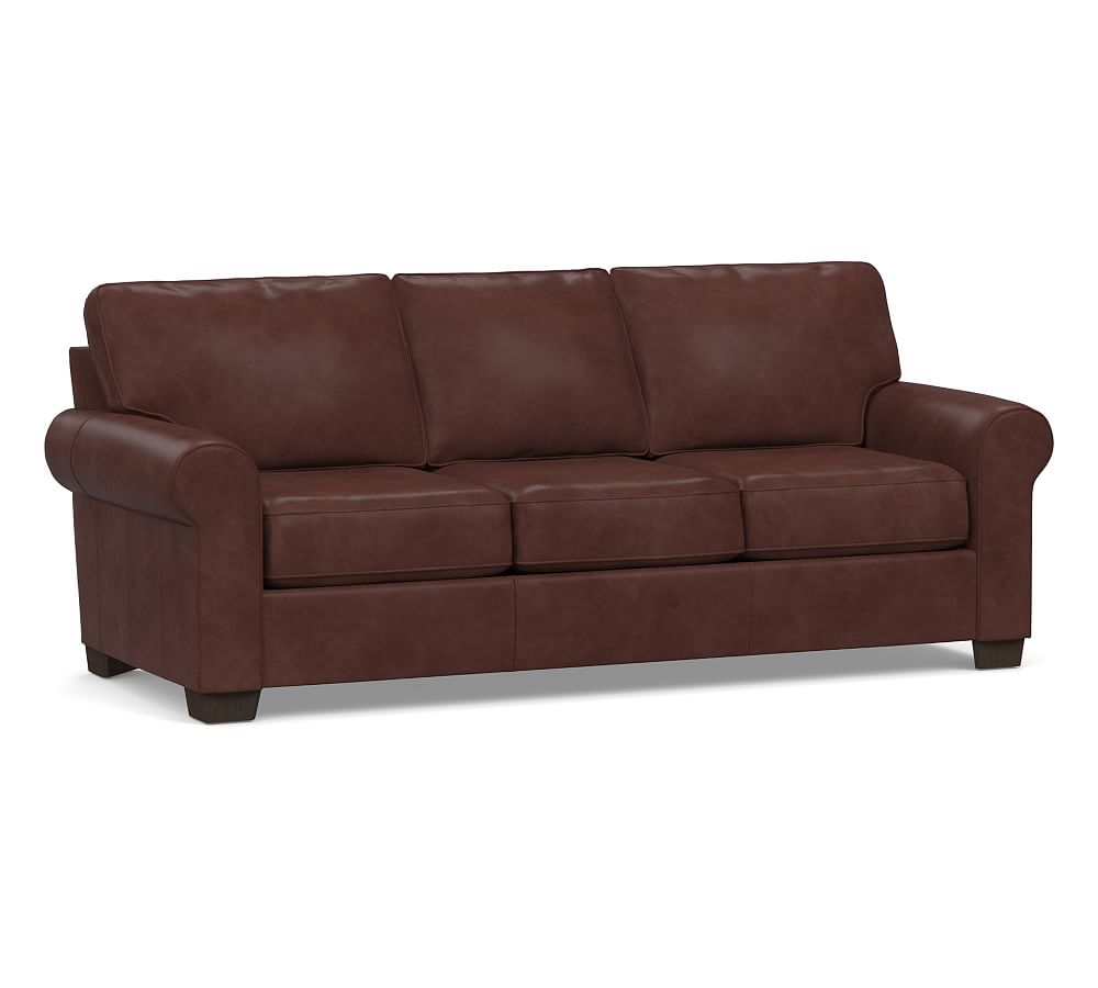 Buchanan Roll Arm Leather Sofa