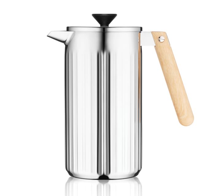 Bodum Chambord Stainless Steel 34-Oz. French Press with Walnut Wood Handle