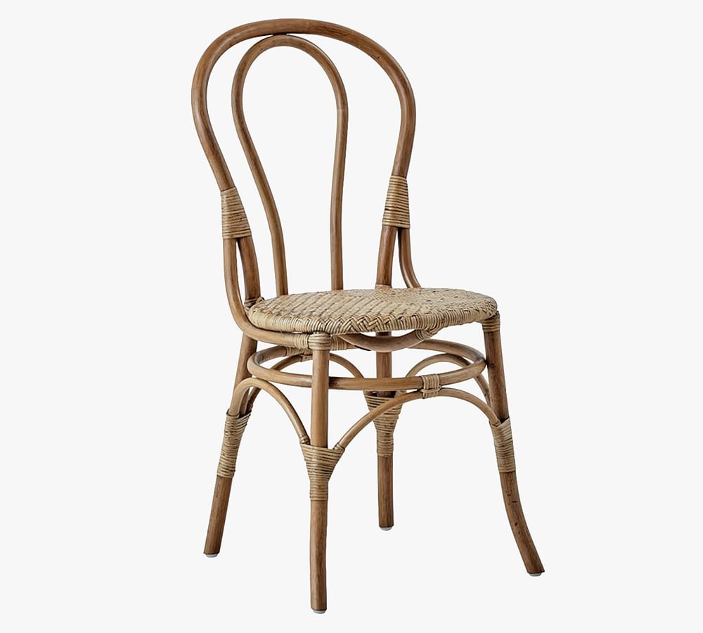 Lulu Rattan Bistro Dining Chair Pottery Barn