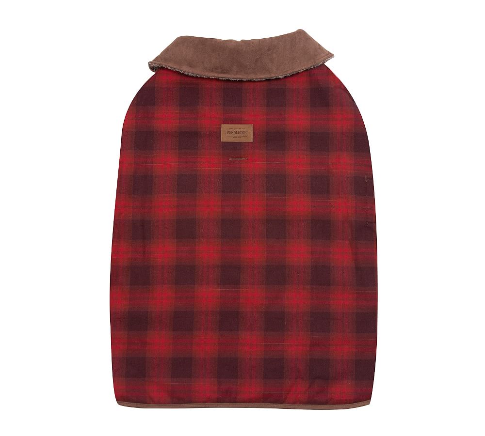 Pendleton® Red Plaid Dog Coat Collection Pottery Barn