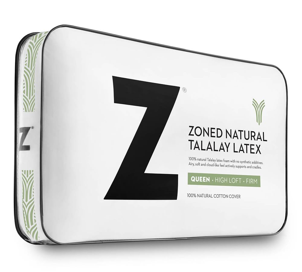 Malouf Zoned Talalay Latex Pillow Pottery Barn