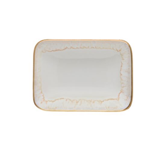 Casafina Taormina Stoneware Bathroom Accessories - White and Gold ...