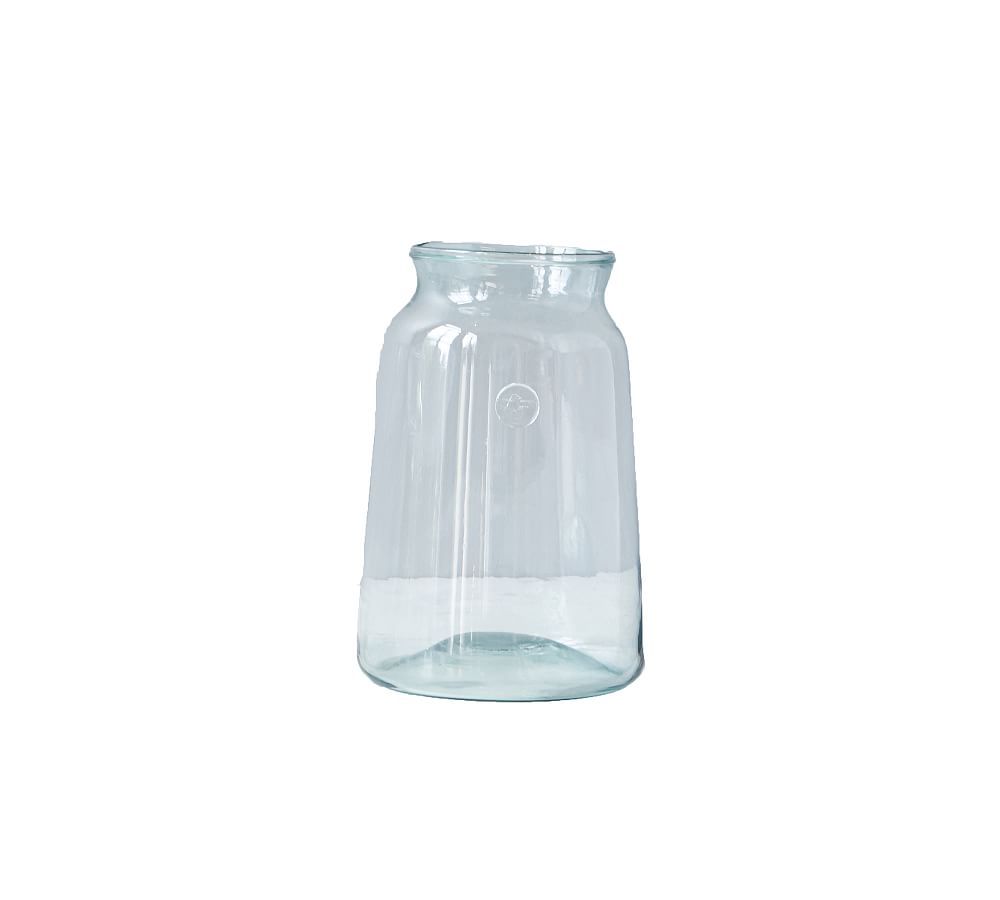 Large French Mason Jar, Etu French Glass Vase