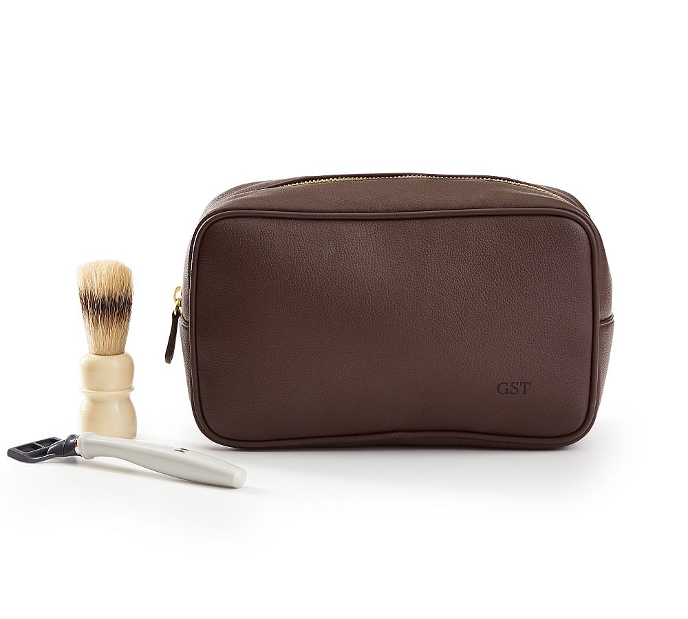 Mark & Graham Vegan Leather Travel Zipper Case Pottery Barn