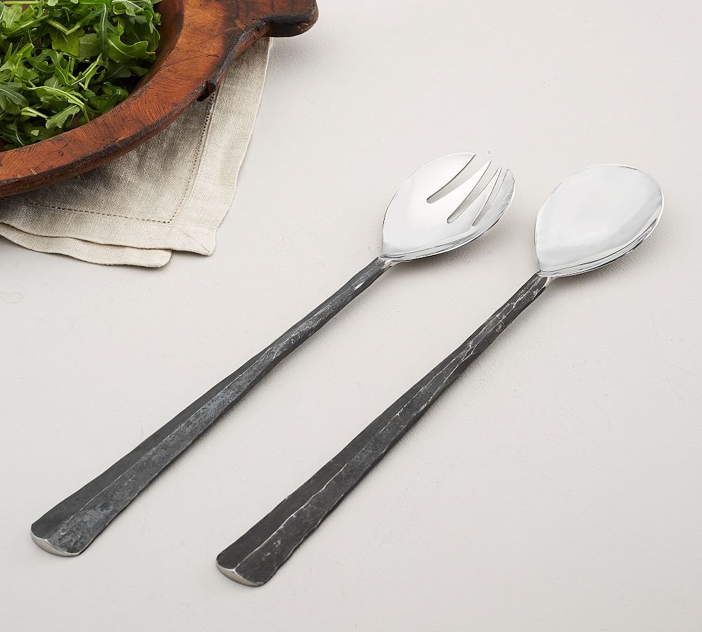 Ridge Blackened Serving Utensils Pottery Barn