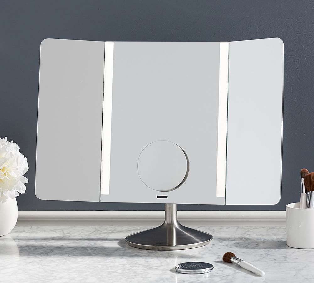 Simplehuman® WideView Sensor Makeup Mirror Pottery Barn