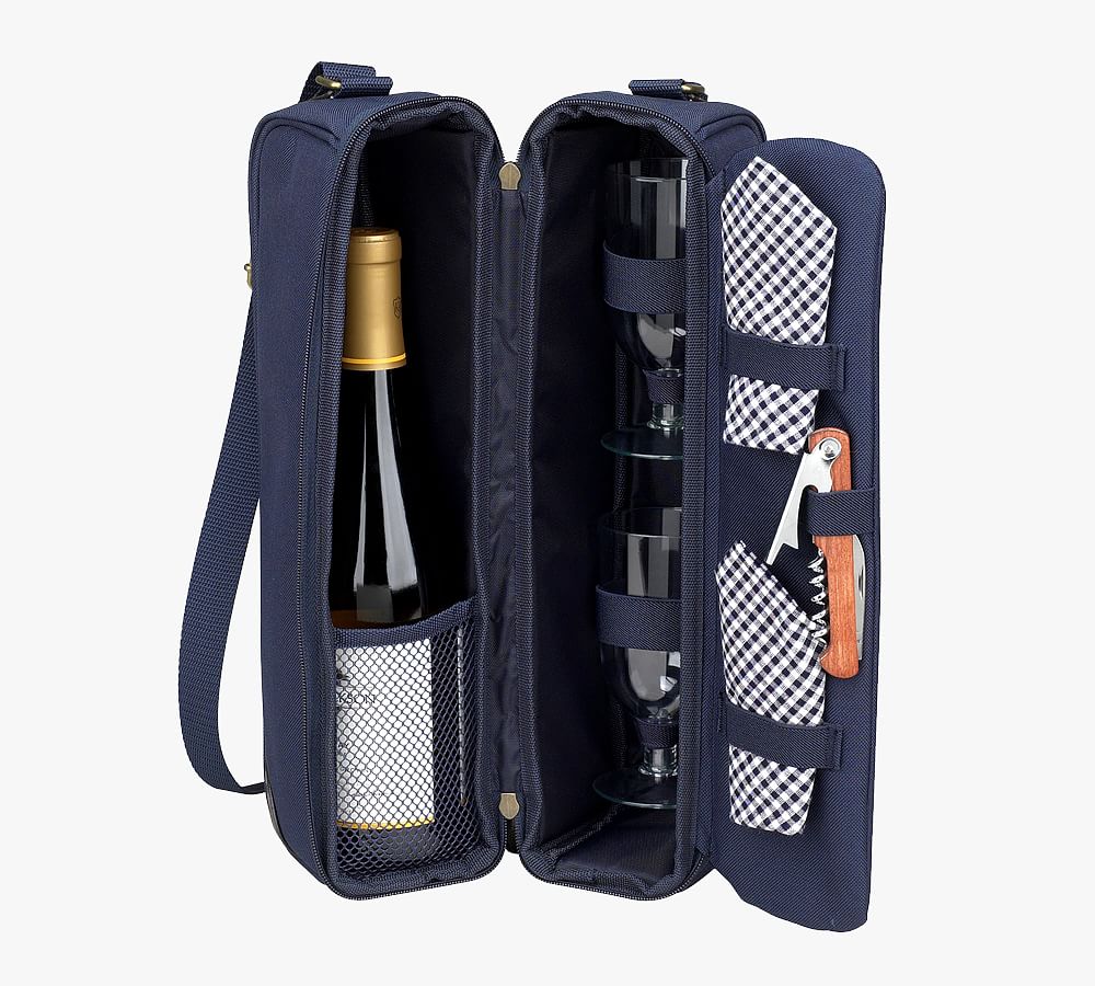 Everly Wine Picnic Bag - Set for 2