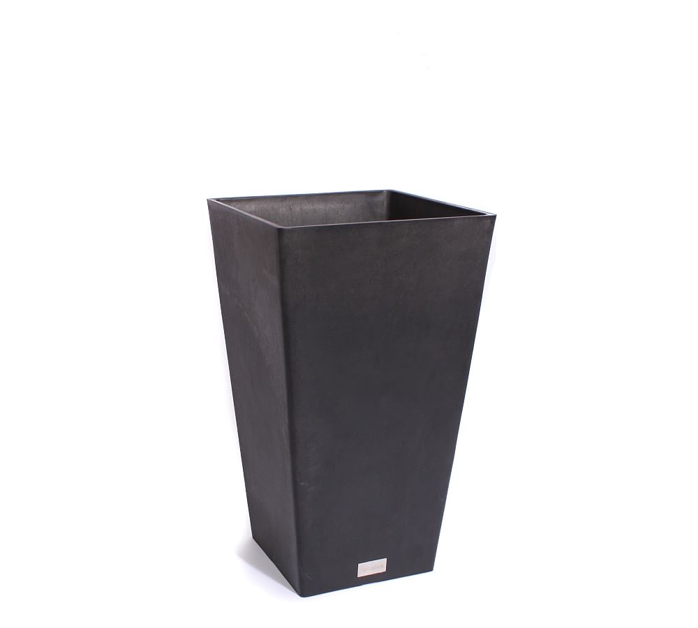 Hevea Tapered Cube Tall Outdoor Planters