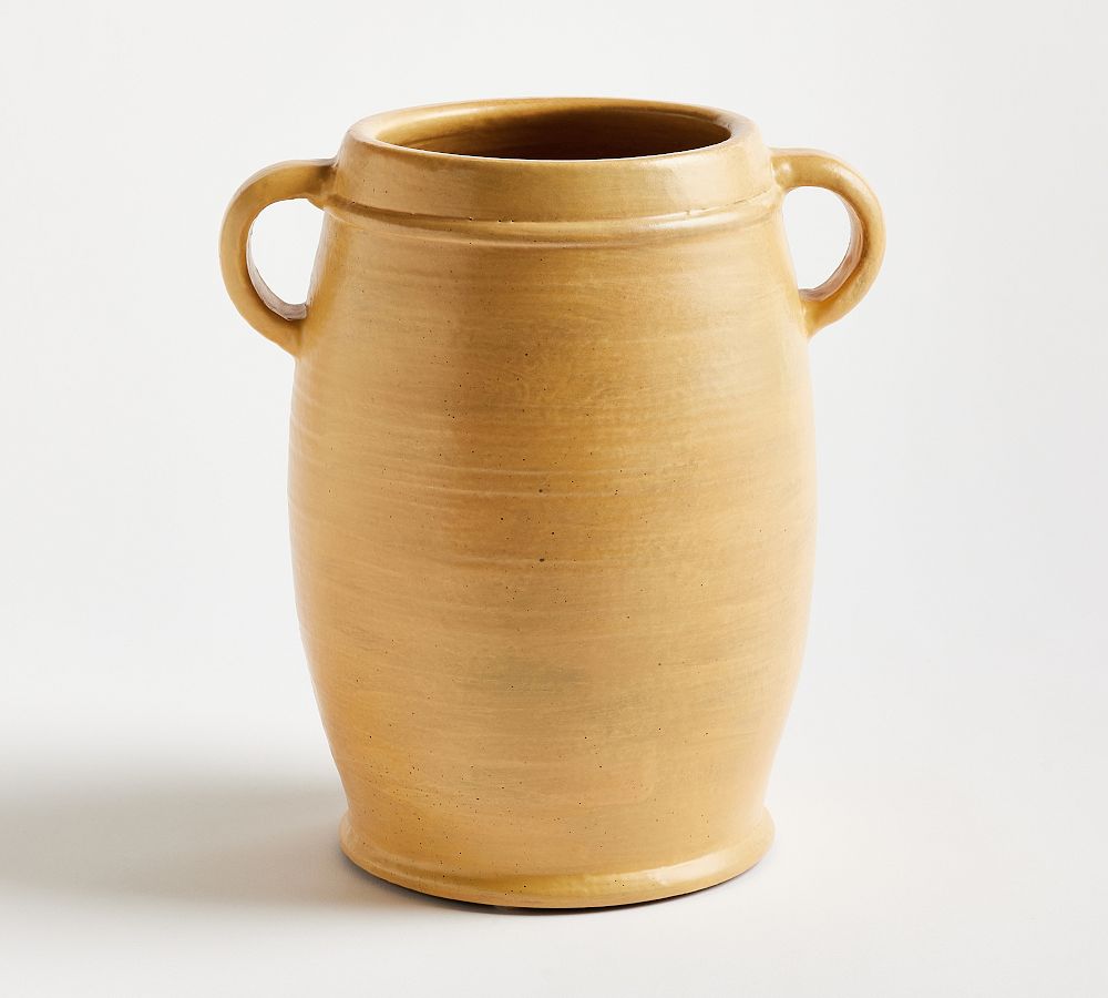 Handcrafted Lachman Crock Vases