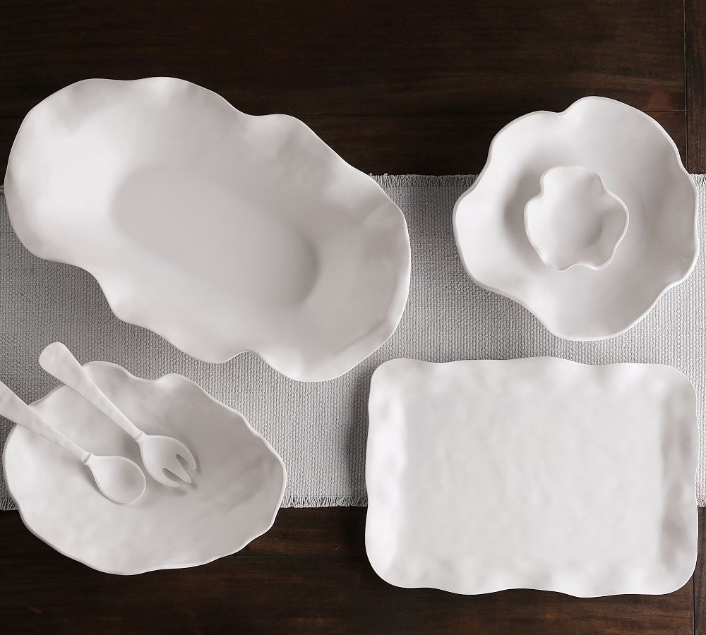 Nube Outdoor Oval Centerpiece Pottery Barn