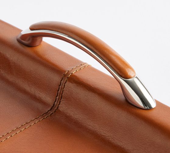 Handcrafted Leather Bar Trays Pottery Barn