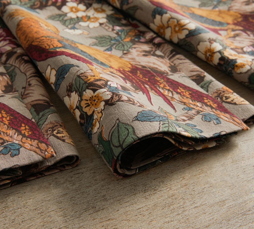 Pheasant Floral Curtain