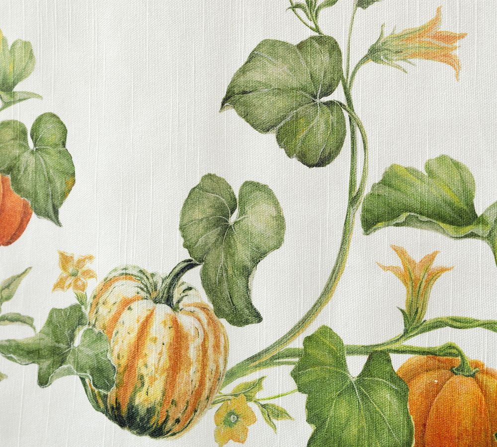 Rustic Pumpkin Tablecloth Pottery Barn