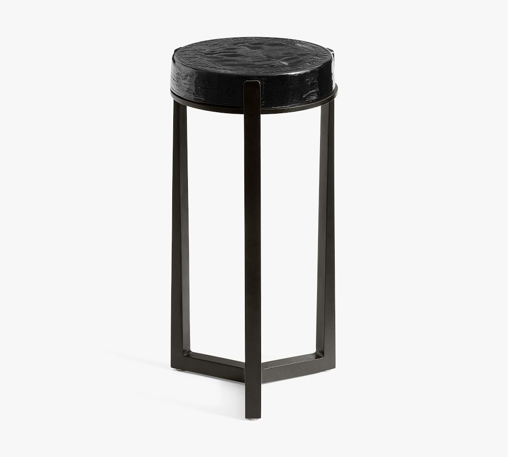 Cori Glass Accent Side Table | Pottery Barn