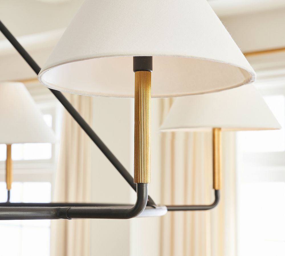 Kensington Metal Round Chandelier Pottery Barn