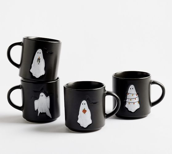 Scary Squad Mug - Set of 4 | Pottery Barn