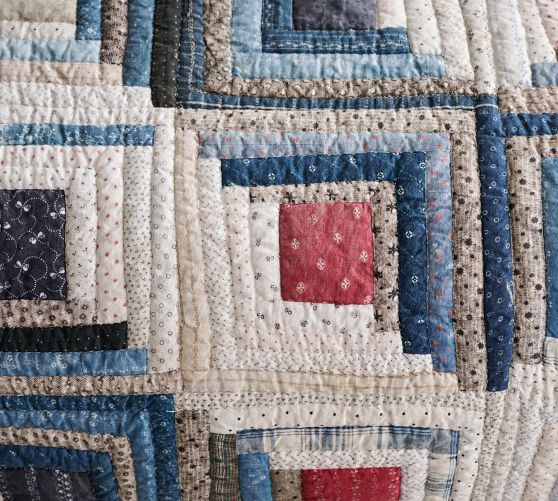 Lassen Handcrafted Quilt | Pottery Barn